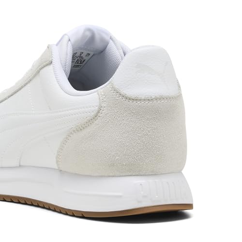 PUMA Erwachsene R78 Lightwind Sneakers 39, White Gum Beige – Ansicht 1