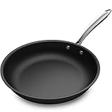 PRANZOELITE Non Stick Pans Skillet 10 inch, Cooking with Less Oil Health Care, Easy Clean Frying Pan for a better life, Oven Safe, Multistove Multipurpose, Cool Comfort Handle, PFOA PFOS Toxic Free