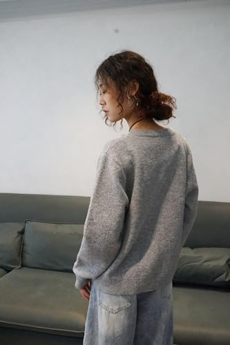 Women's Knit Hand-Stapled Pearl Diamante Flower Embellished Cardigan with Button Closure and Crystal Flower Details2