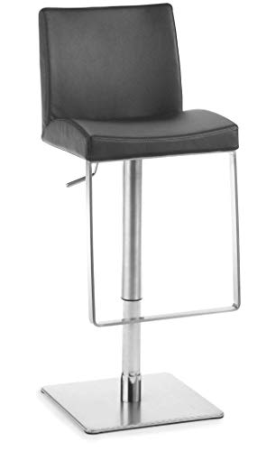 Preisvergleich Produktbild Mayer Bar-und Tresenhocker, Edelstahl, schwarz, One Size