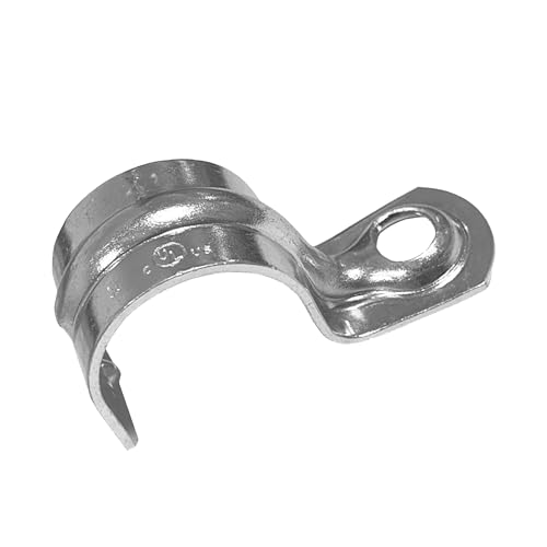 SIGMA ENGINEERED SOLUTIONS ProConnex 1901 EMT One-Hole Strap, 1/2-Inch, 100-Pack (Gray)