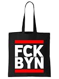 clothinx FCK BYN Fussball Fan Stoff-Tasche Schwarz