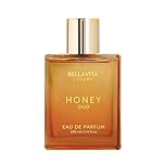 Bellavita Luxury Honey Oud Eau de Parfum | 100 ml (3.4 fl.oz.) | Perfume for Men and Women | Sweet Honey, Bergamot, Oud, & Amber Notes | Long Lasting Unisex Fragrance