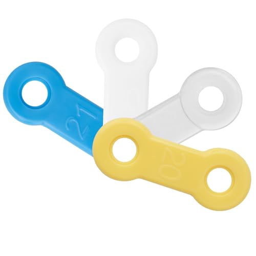 Generic 50PCS Replacement Elastic Straps for Meyson EMA Application (Clear, 16mm)