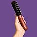 Goody Smooth and Sleek Wood Styling Brush with Natural Boar Bristles, Flyaway Free Finish, For All Hair Types, Brown, 1CT