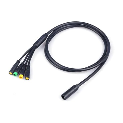 BBSHD Faisceau de câblage 1T4 pour vélo électrique Bafang BBS01 BBS02 - Connecteur de frein d'accélérateur étanche 1200 mm