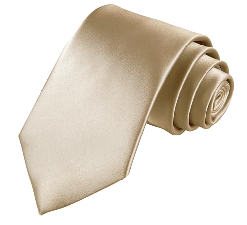 Image of TIE G Solid Satin Woven dyed Color Formal Black Necktie and Pocket Square Sets in Gift Box