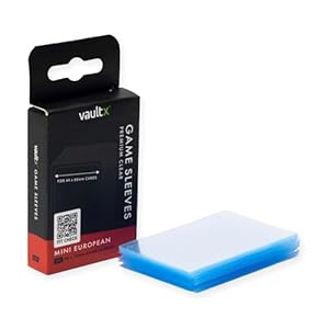 Vault X Mini Europäische Brettspielhüllen 50er Pack