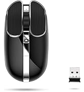 Draadloze muis met 2,4 Ghz-verbinding met 4 knoppen USB-ontvanger Stille klik Verstelbare DPI-pro...