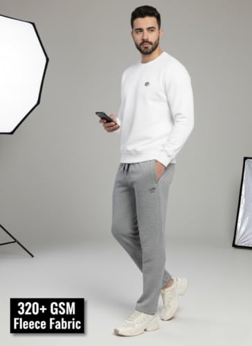 Image of ENDEAVOUR WEAR Men's Warm Fleece Straight Fit Trackpants