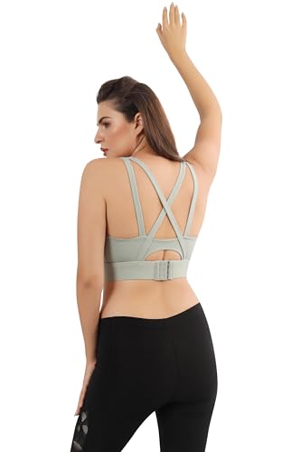 Image of Fabluk Sports Bra European Design - High Impact Support for Running & Cycling