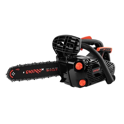 Dnipro-M Motosierra Gasolina 750W, 25.4cc, Espada 30cm, Motor 2 Tiempos, Arranque Fácil y Antivibración, Ligera