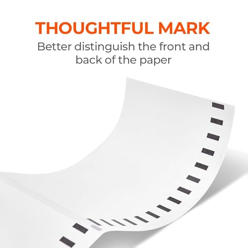 MUNBYN Versandaufkleber selbstklebend 4×6 DHL Etiketten 220 Stück Thermoetiketten BPA-freie Thermopapier für DHL UPS DPD, Kompatibel mit MUNBYN Nelko Phomemo Etikettendrucker, Weiß