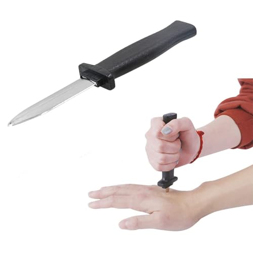 image for GUDVES Retractable Magic Trick Prop Knife Fake Knife False Trick Gadge