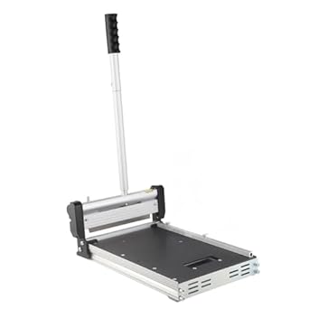 Floor Cutter, Stainless Steel Laminate Flooring Cutter for Cutting Siding Engineered Hardwood Siding PVC and Core Plank