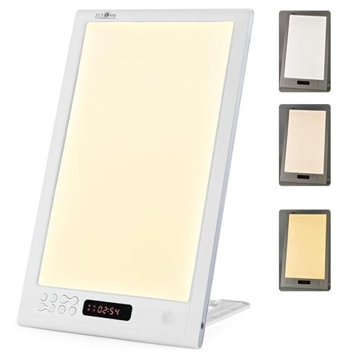 高照度 12000lux フルスペクトル LED 光線療法 体内時計調整 光目覚まし時計 日の出模拟・日の入り機能 自然音アラーム 夜勤・睡眠改善 ベッドサイドランプのサムネイル