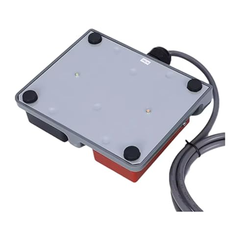 Interruptor de doble pedal con cable de 3m MDFS-65 para corriente 250VAC 10A 3