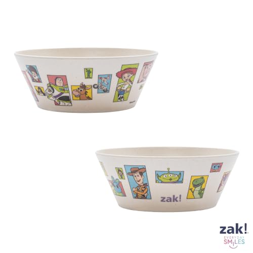Image of Zak Designs Disney Toy Story Kids Dinnerware Plate Bowl & Tumbler, 3-Piece