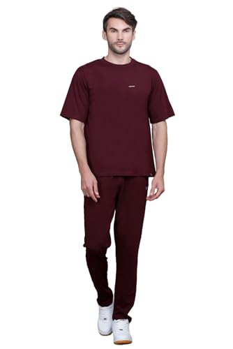 Image of GODFREY Co ord Set For Men Stylish - Cotton Track Suit For Man Summer T Shirt Lower Set