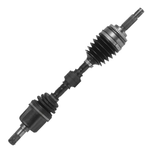 Image of Detroit Axle - Front Wheel Bearing Left CV Axle for 2005-2008 Suzuki Reno 2004-2008 Forenza [Manual Transmission], Wheel Bearing Driver Side CV Axle Shaft Assembly 2006 2007 Replacement