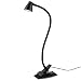 Clip on LED Desk Lamp with Clamp, Mini USB Table Lamp Adjustable 3 Lighting Modes and Dimmable 2 Brightness Levels Night Light with 360 Degree Gooseneck for Home Office Reading, Working and Studying
