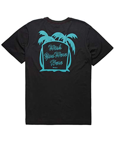 RVCA Men Were Here Short Sleeve Tee Black Large