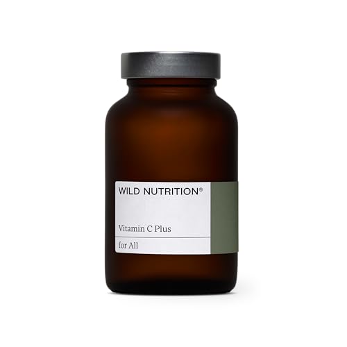 WILD NUTRITION Food-Grown® Vitamin C Plus | High Bioavailability Vitamin C with Bioflavonoids | Immune Support |Optimum Absorption | 60 Capsules