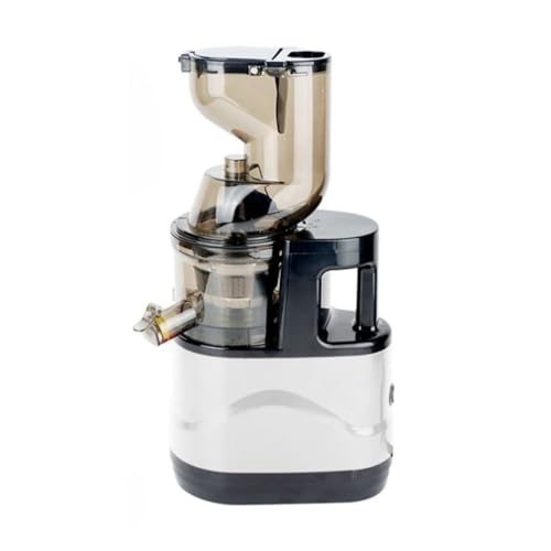 Figoday ジューサー 汁渣分離 コンパクト 家庭用 全自動 高絞り率 鮮度保持 静音設計 野菜 果物 酵素 ビタミン 酸化防止 ジュース スムージー 豆乳 お手入れ簡単 小型 卓上 電動ジューサー マルチ機能 (ホワイト,大口径)