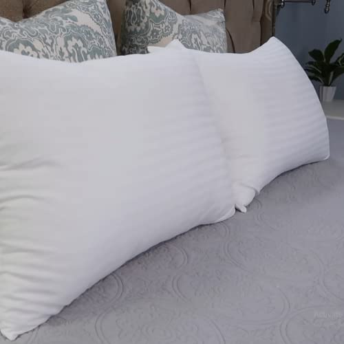 Hotel Quality Bed Pillows for Sleeping 2 Pack Standard Size Set of 2
