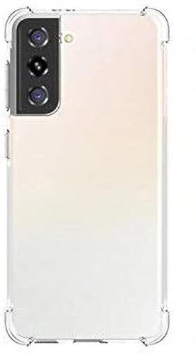 Image of BOXXO Flexible Back Cover for Samsung Galaxy S21 Plus 5G | Back Cover Transparent Clear Shockproof Case Four Corner Protection | Slim Protective Mobile Phone Cover for Samsung Galaxy S21 Plus 5G
