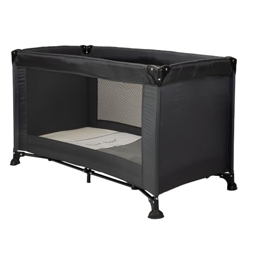 سرير تخييم نوفي بيبي نيكي رمادي داكن