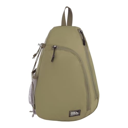 Eddie Bauer Ripstop 8L Shoulder Sling Pack with Padded Air-Mesh Adjustable Crossbody Strap for Right or Left Handed Fit - Slate