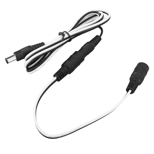 RASTKY Solar Panel Cable Wire to Solar Cable with Male Connector 5.5 to 2.1 Panel Fan Connection Photovoltaic Power