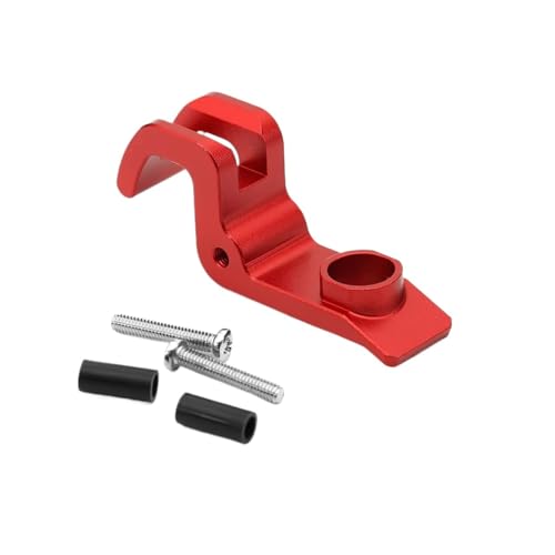 MIXVZARF RC Upgrade Accessories for MJX for Hyper Go H16 16208 1/16 Metal Body Clip Retainer Shell Fixing Buckle Lock RC Car Upgrade Parts Accessories(Red)