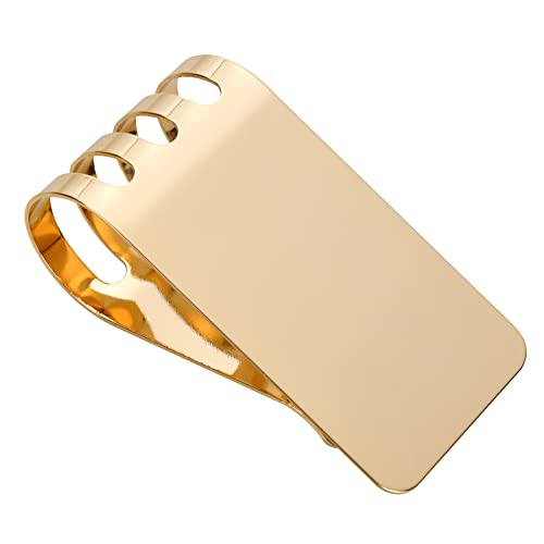 Image of Money Clip Spring Steel Cash Clips Large Capacity Minimalist Front Pocket Wallet (Large Size)