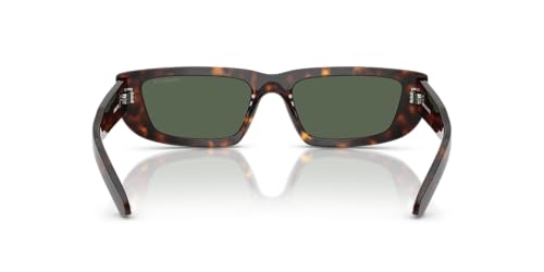 Arnette Men's AN4357 Al Rectangular Sunglasses, Dark Havana/Dark Green, 53 mm4