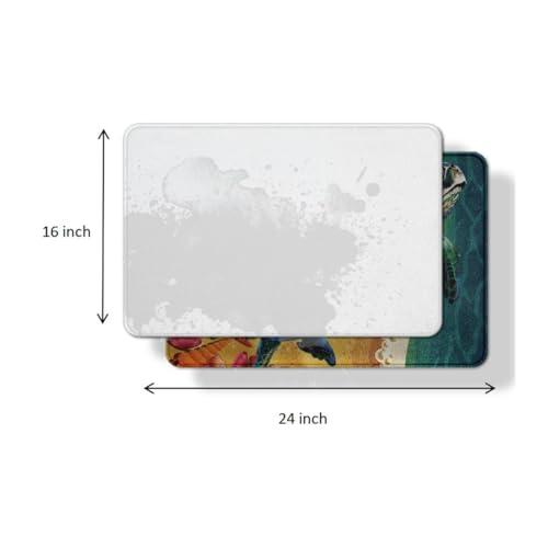 Erosebridal Gaming PC Rug 16"X24", Gamer Gamepad Bath Mat Boys Bedroom Decor, Colorful Game Controller Kitchen Mat Action Buttons Outdoor Rug Welcome Mat Game Joysticks Doormat