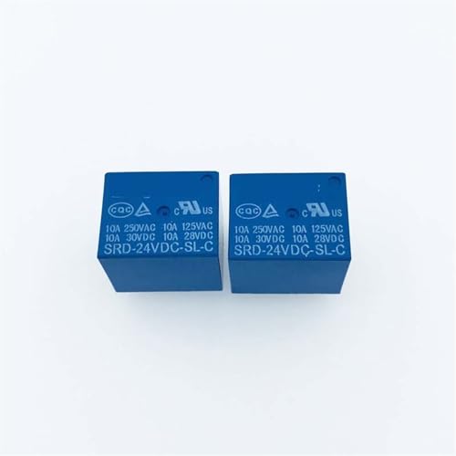 Relé SRD-12VDC-SL-C de 5 pines para automatización electrónica, pack de 5 unidades