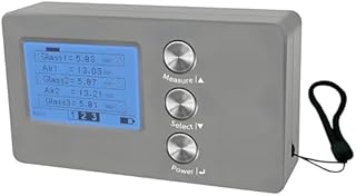 Glasdickenmessgerät, zeigt Glas- und Luftspaltdicke an, Genauigkeit ±0,1 mm, Isolierglasdickenmessgerät für Verbund-, Isolier-, Doppel- und Dreifachverglasung