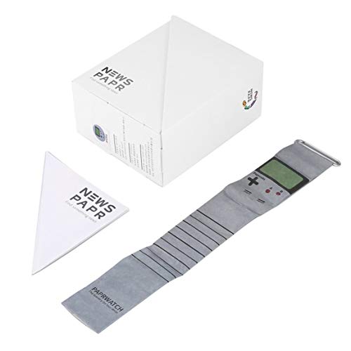 Preisvergleich Produktbild Garciadia Personalisierte Papier Uhr Leben wasserdicht papierband magnetverschluss Schnalle ultraleichte led digitaluhr für männer Frauen (Farbe: Multicolor)