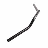 AOWINHIT 22-mm-Stahl-Motorrad-Tracker-Lenker, Drag-Bar-Ersatzteil den Individuellen Motorradbau, Schwarzes Chrom-Finish (Schwarz),Sonstige Bergsteiger- und Campingausr¨¹stung