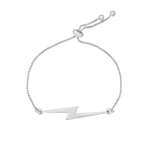 Image of 3 Colors Simple Charm Lightning Bolt Adjustable Bracelet Weather Jewelry