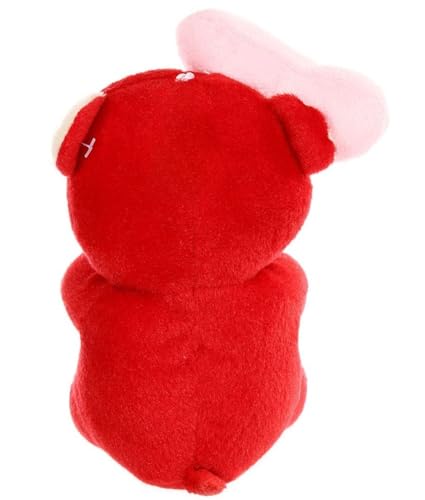 Image of Tickles I Love You Ballon Heart Teddy Soft Stuffed Plush Toy for Couples Boyfriend, Girlfriend, Wife & Husband Valentine Gift (Size: 45 cm Color: Red)