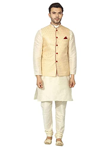 Image of Men's Kurta Pyjama with Nehru /Modi Jacket