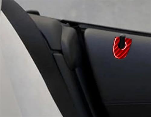 Insert trou de serrure BMW Z4 E89 carbone rouge anti-rayure