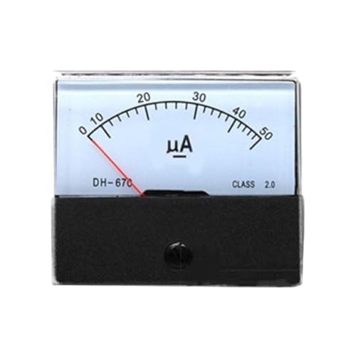 DH-670 DC UA �A�i���O�p�l�� �A���y�A���[�^�[ �d�����[�^�[ �d���e�X�^�[ DC 50uA 100uA 200uA 300uA 500uA 1000uA 1��(200UA)