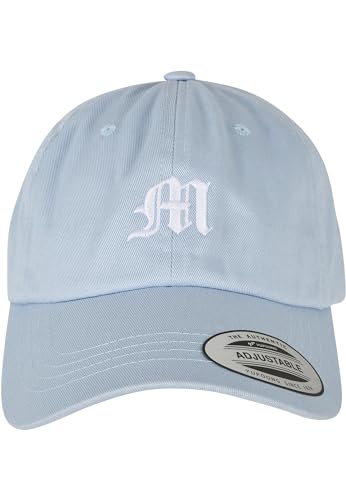 Mister Tee Unisex Letter Lightblue Low Profile Cap M, one Size