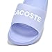 Lacoste Women's Serve Slide 1.0, Light Purple & White, 7