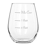 The Points Glass, Smart Edition, Measuring Wine Glass (Stemless)
