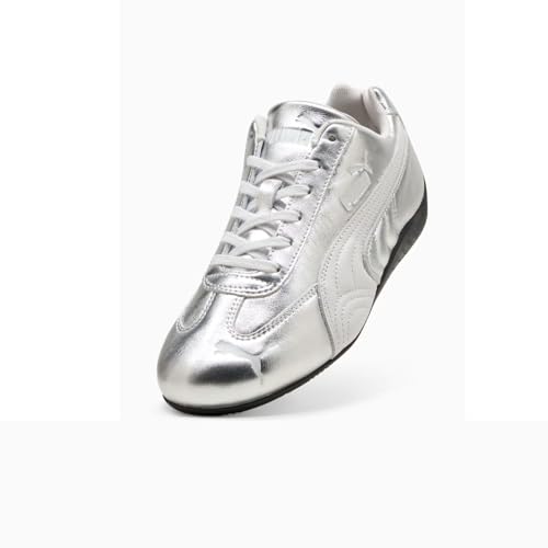 Puma Speedcat 406881 Baskets en cuir Argenté, 01 Argent métallisé, 24.5 cm
